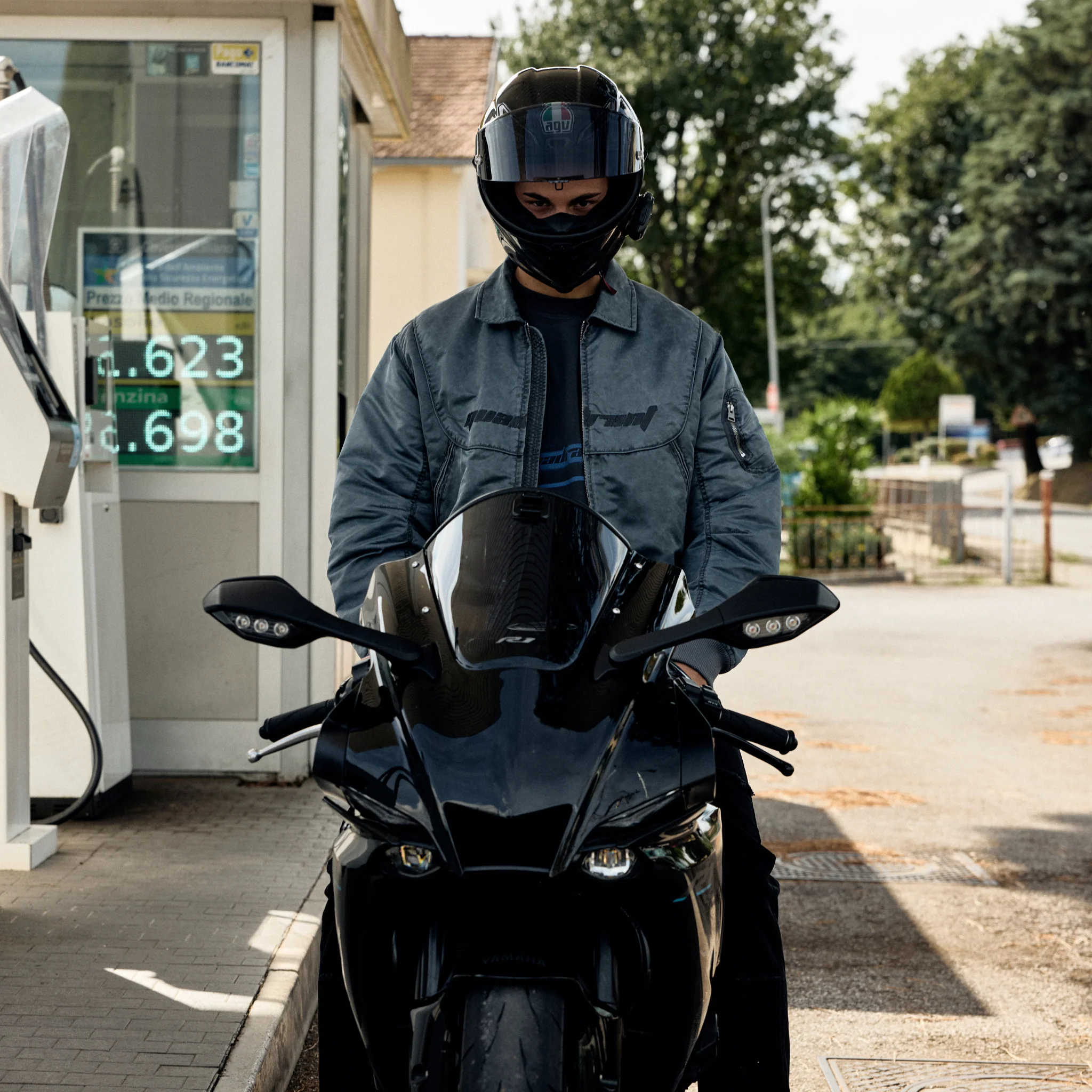 Moto Bomber Jacket - Image 5